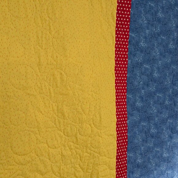 Handmade "Monkey Business" Cotton Kids Quilt 61" x 61" - Picture 8 of 8